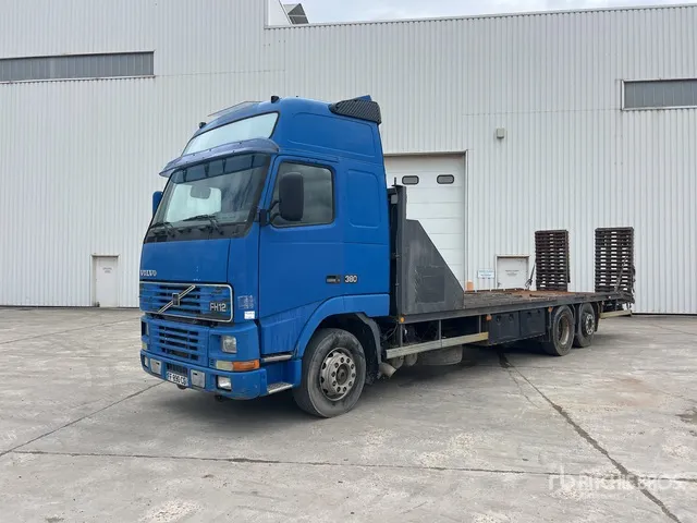1998 Volvo FH12 380 Camion Plateau 6x2 Flatbed Truck
