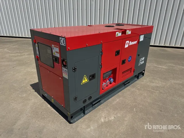2025 Bauer GFS12KW 12 kW/15 kVA Portable Generator Set (Unused)