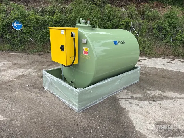 2026 Emiliana Serbatoi TF3/50 3000 L Steel Storage and Dispensing Tank with containment dike Fuel Tank (Unused)