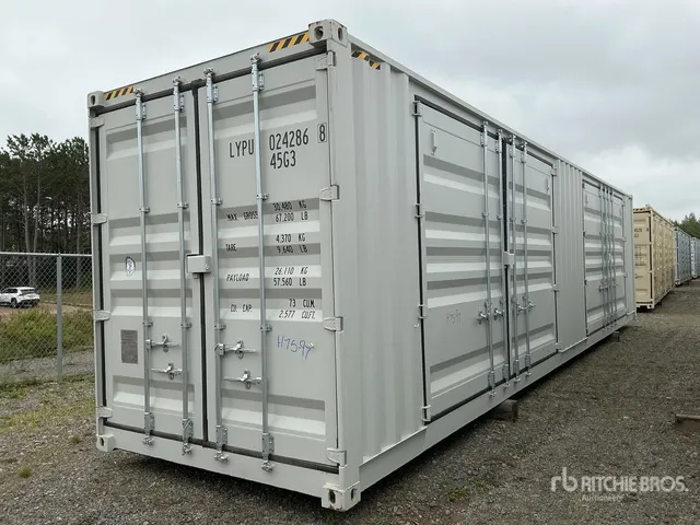 2026 40 ft High Cube Multi-Door Storage Container