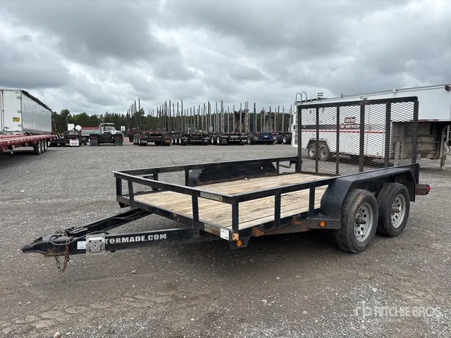 2022 Gatormade 12 ft T/A Utility Trailer