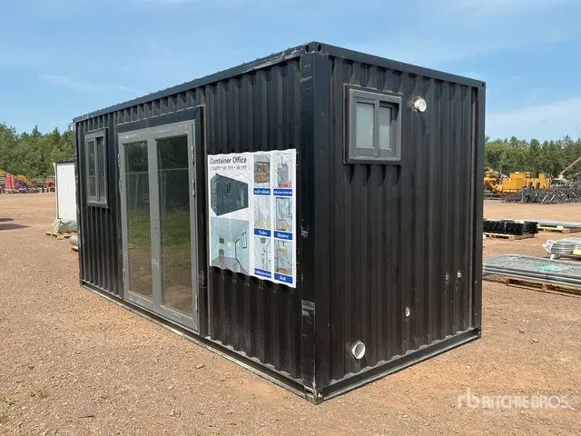 16.9 ft x 7.4 ft x 8.1 ft Container Office (Unused)