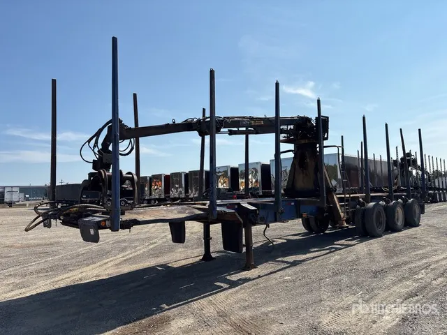 2000 BWS 46 ft Tri/A Self-Loading Log Trailer