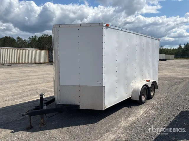 2012 Victory 14 ft T/A Enclosed Trailer