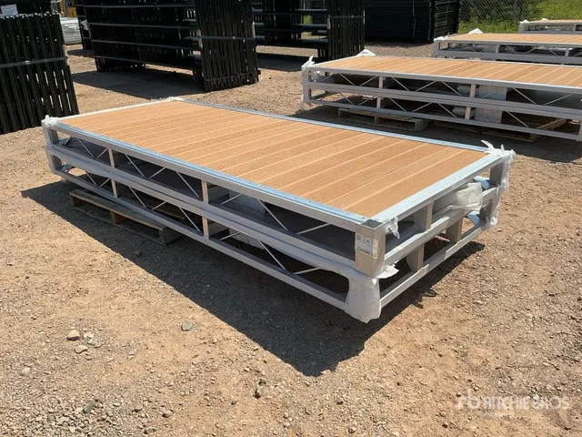 Quantity of (2) 2024 BYT BDF410 4 ft x 10 ft Aluminum Boat Dock Section Kit (Unused)