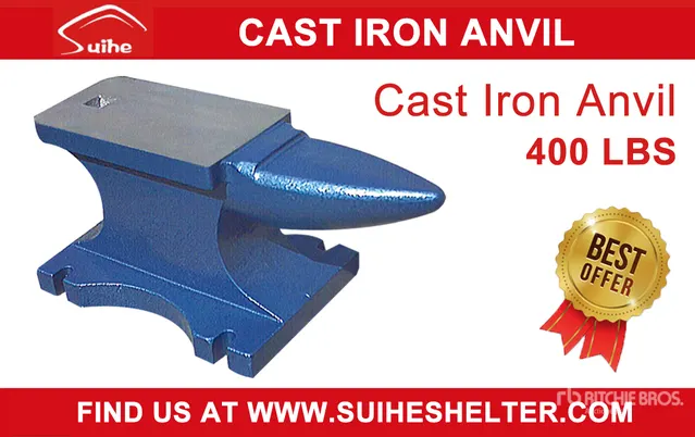 2026 Suihe A400 400 lb Cast Iron Anvil (Unused)