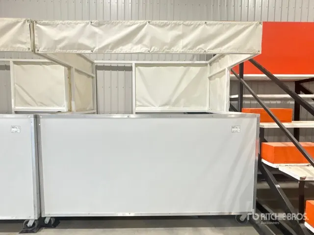Quantity of 102 in x 79 in x 96 in Auction Booth
