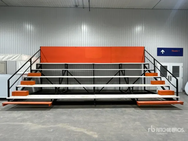 Quantity of 24 x 10 ft Seating Bleacher