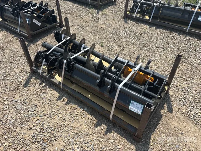 Quantity of (8) 2026 VICSEC VCA-8 Mini Excavator Attachments (Unused)