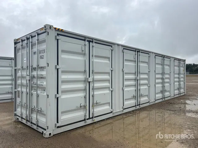 2026 40 ft High Cube Multi-Door Storage Container