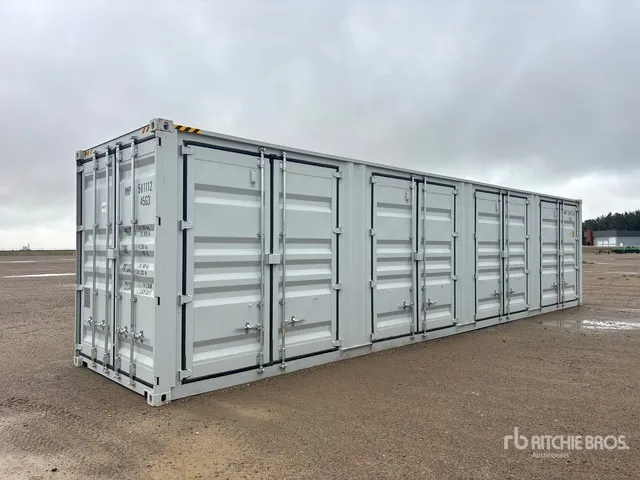 2026 40 ft High Cube Multi-Door Storage Container