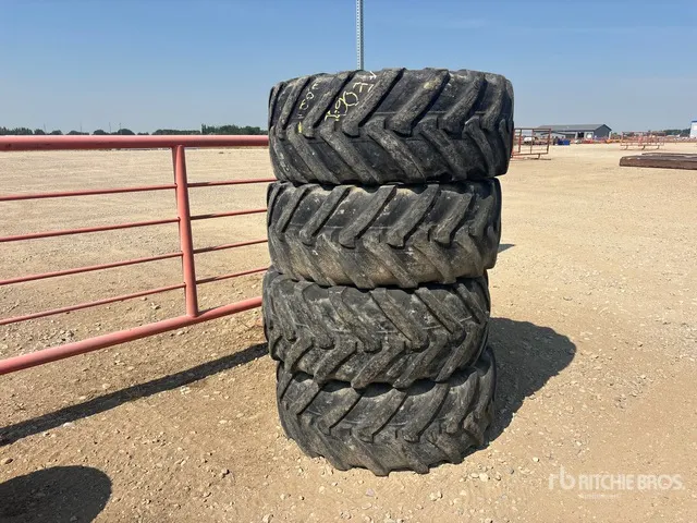 Quantity of (4) Michelin XMCL 460/70R24 Tires