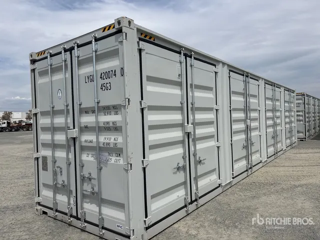 2026 40 ft High Cube Multi-Door Storage Container