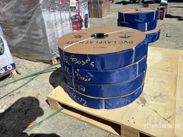 Quantity of (4) 2026 Powertek PVC Discharge Water Hose (Unused)
