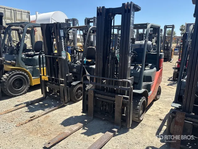 2015 Toyota 8FGC35U-BCS 6850 lb Cushion Tire Forklift