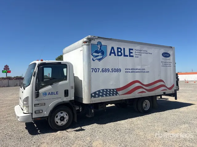 2014 Isuzu NPR 4x2 Van Truck