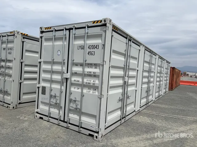 2026 40 ft High Cube Multi-Door Storage Container
