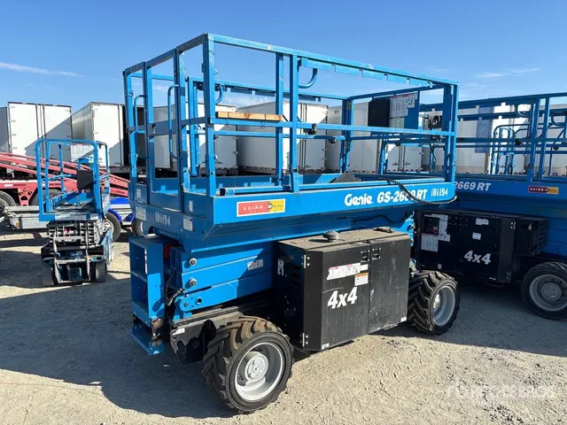 2018 Genie GS2669 RT Diesel Scissor Lift