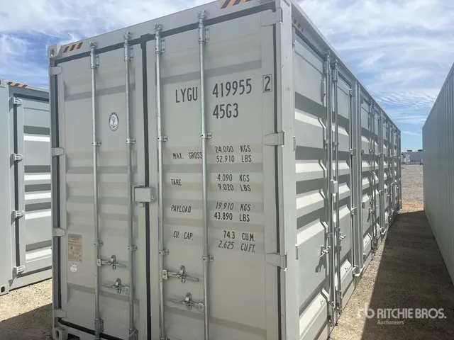 2026 40 ft High Cube Multi-Door Storage Container (Unused)