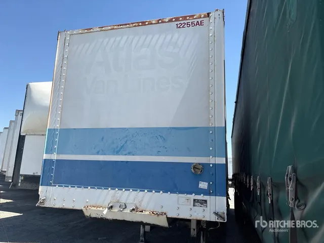 2000 Nu Van 48 ft T/A Step Deck Moving Curtain Side Trailer