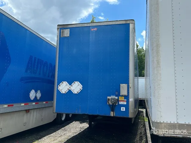 2014 Utility VS2DX 53 ft x 102 in T/A Van Trailer