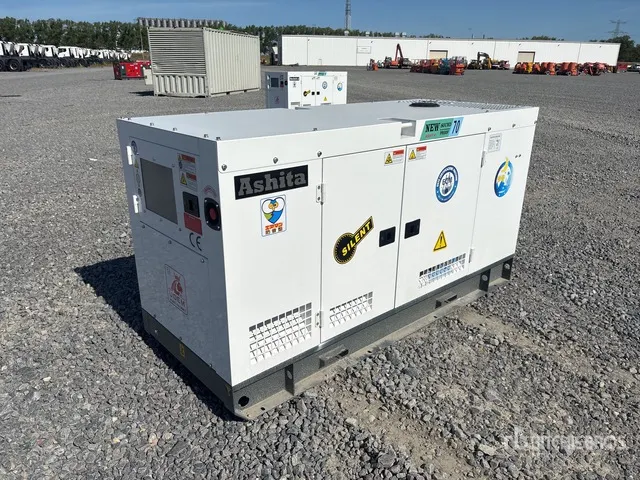 2026 Ashita AG3-70 Skid-Mounted Generator Set (Unused)
