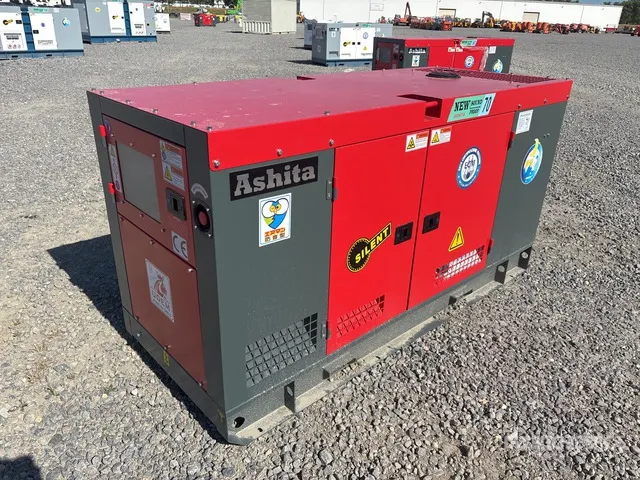 2026 Ashita AG3-70 Skid-Mounted Generator Set (Unused)