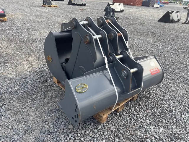 Quantity of (4) Strickland Excavator Bucket - Fits Case DX60 (Unused)
