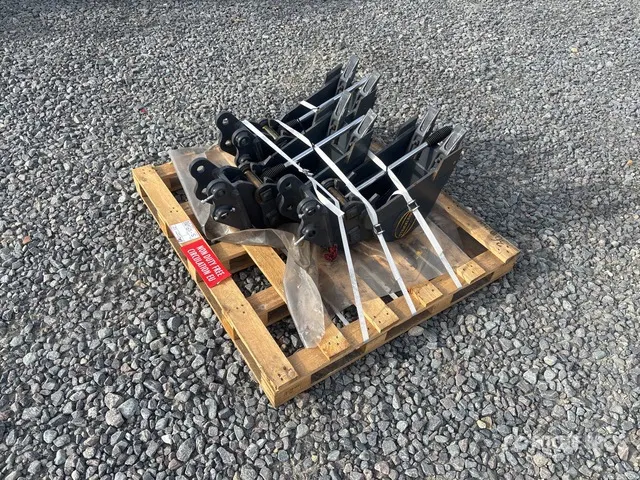 Quantity of (3) Strickland Q/C Digging Excavator Bucket - Fits Takeuchi TB210 (Unused)