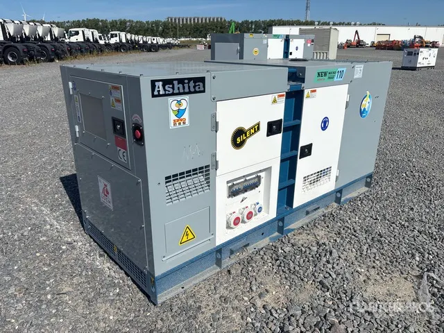 2026 Ashita AG3-110 Skid-Mounted Generator Set (Unused)