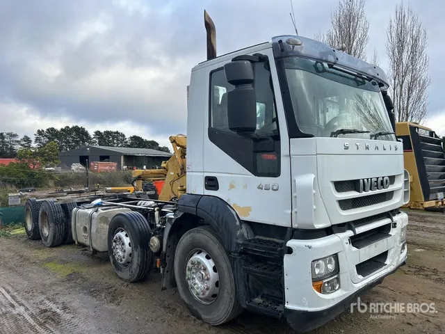 2012 Iveco Stralis AD 450 8x4 Cab and Chassis