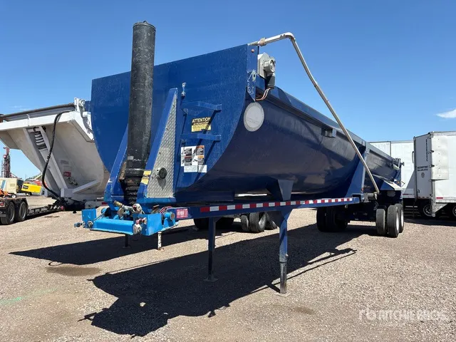 2019 Construction Trailer Specialist HRD 39 39 ft T/A Frameless Demolition End Dump Trailer