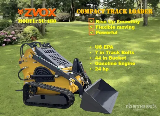 2026 ZVOX SU-480 Mini Compact Track Loader (Unused)