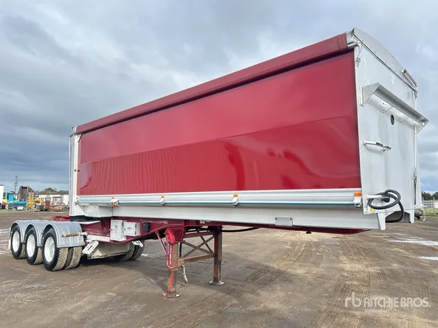 2011 Sloanebuilt 6.5 m Tri/A B-Double Lead Rollback End Dump Trailer