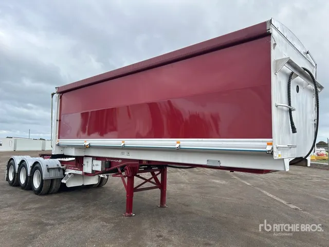 2011 Sloanebuilt 6.5 m Tri/A B-Double Lead Rollback End Dump Trailer
