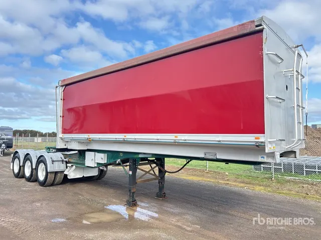 2006 Sloanebuilt 6.5 m Tri/A B-Double Lead Rollback End Dump Trailer