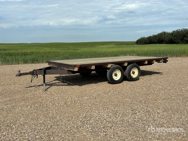 Custom Built 16 ft T/A Flatbed Trailer