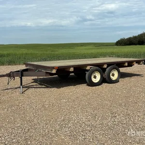 Custom Built 16 ft T/A Flatbed Trailer