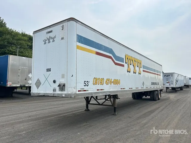 1998 Manac 94253 53 ft x 102 in T/A Van Trailer