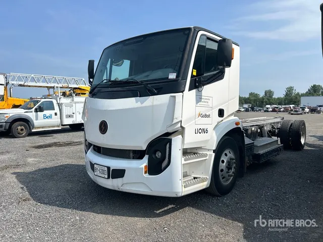 2021 Lion Lion6 4x2 Electric Cab and Chassis (Inoperable)