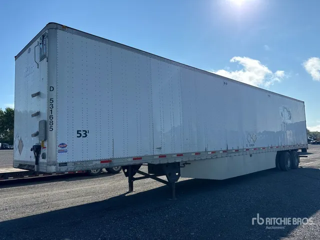 2016 Utility 53 ft x 102 in T/A Van Trailer