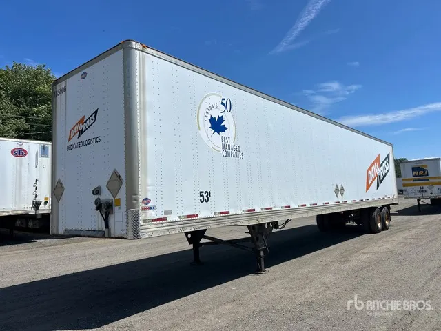 2007 Utility 4000D-X 53 ft x 102 in T/A Van Trailer