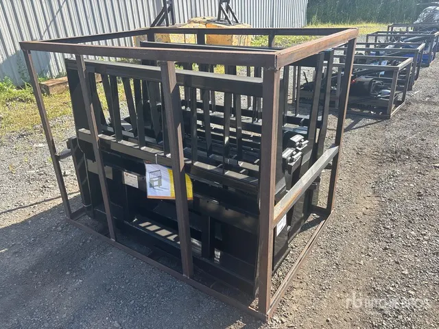 Quantity of (5) 2026 Mower King SA-100 48 in Skid Steer Forks (Unused)