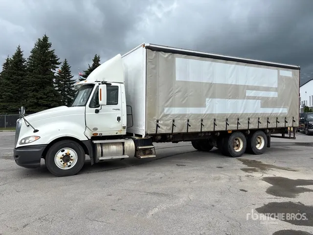 2010 International ProStar 6x4 Curtain Side Truck