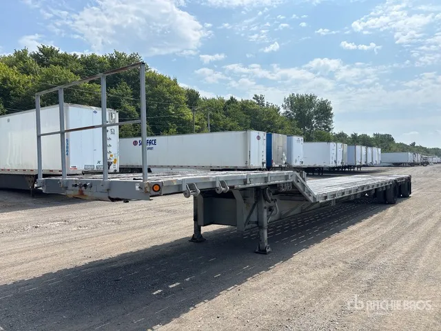 1995 Max Atlas PLS 53 ft T/A Spread Axle Step Deck Trailer