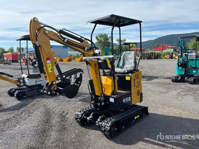 2026 CFG H13R Mini Excavator (Unused)