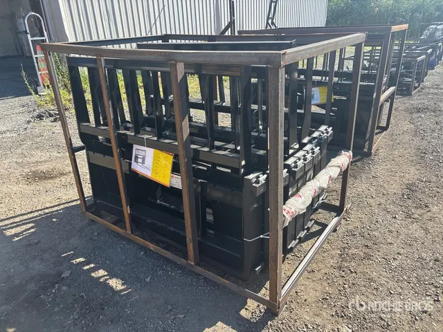 Quantity of (5) 2026 Mower King SA-100 48 in Skid Steer Forks (Unused)