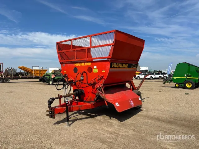 1998 Highline BP6800 6 ft Hydraulic Bale Processor