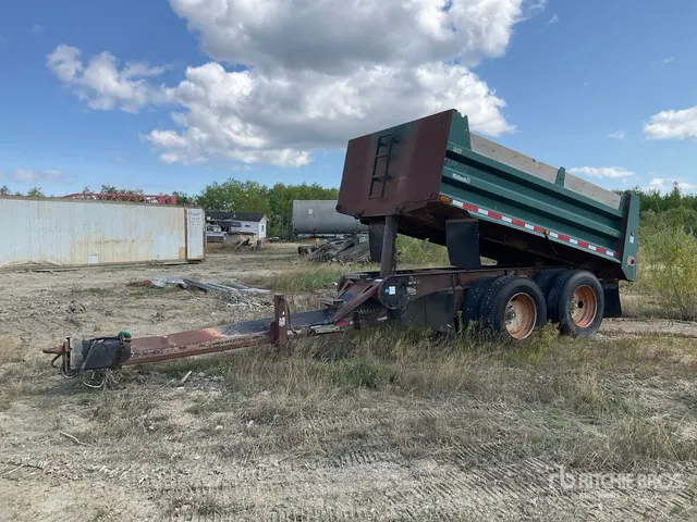 2007 Midland XL2100 14 ft T/A Pup End Dump Trailer