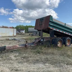 2007 Midland XL2100 28 ft T/A Pup End Dump Trailer